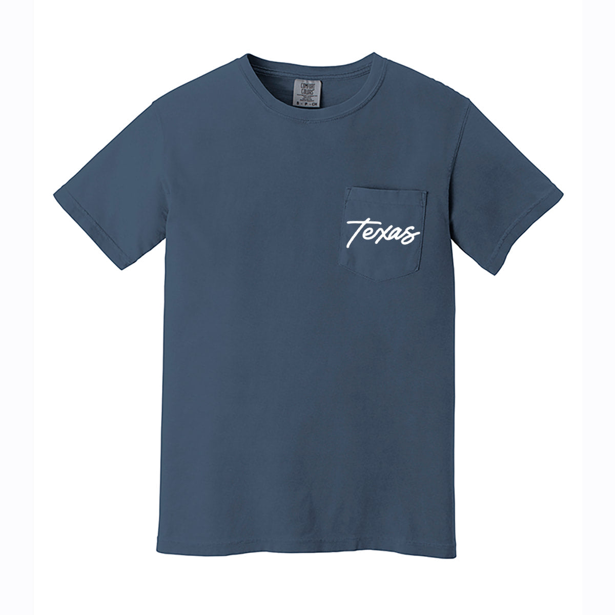 Texas Cursive Pocket Tee