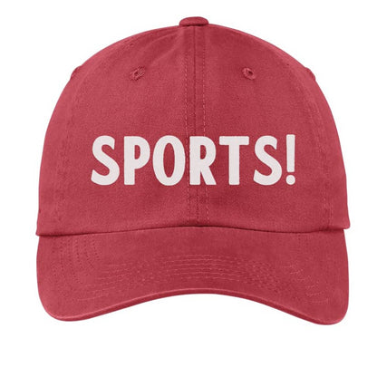 Sports! Baseball Cap Red
