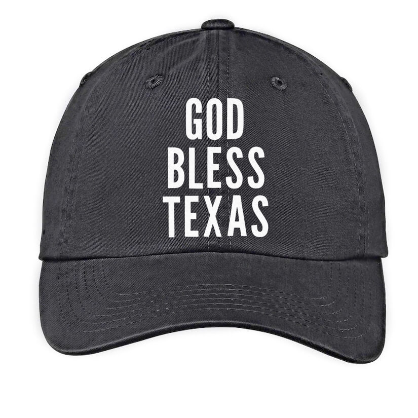 God Bless Texas Baseball Cap