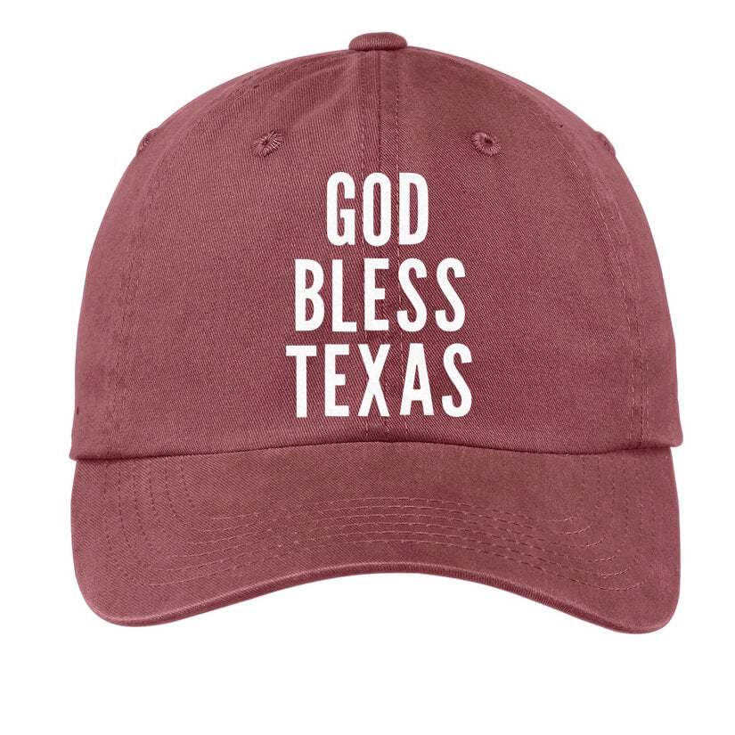 God Bless Texas Baseball Cap – Frankie Jean